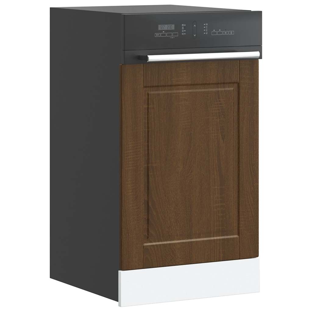Dishwasher panel Porto Brown Oak look 45x1.5x67 cm