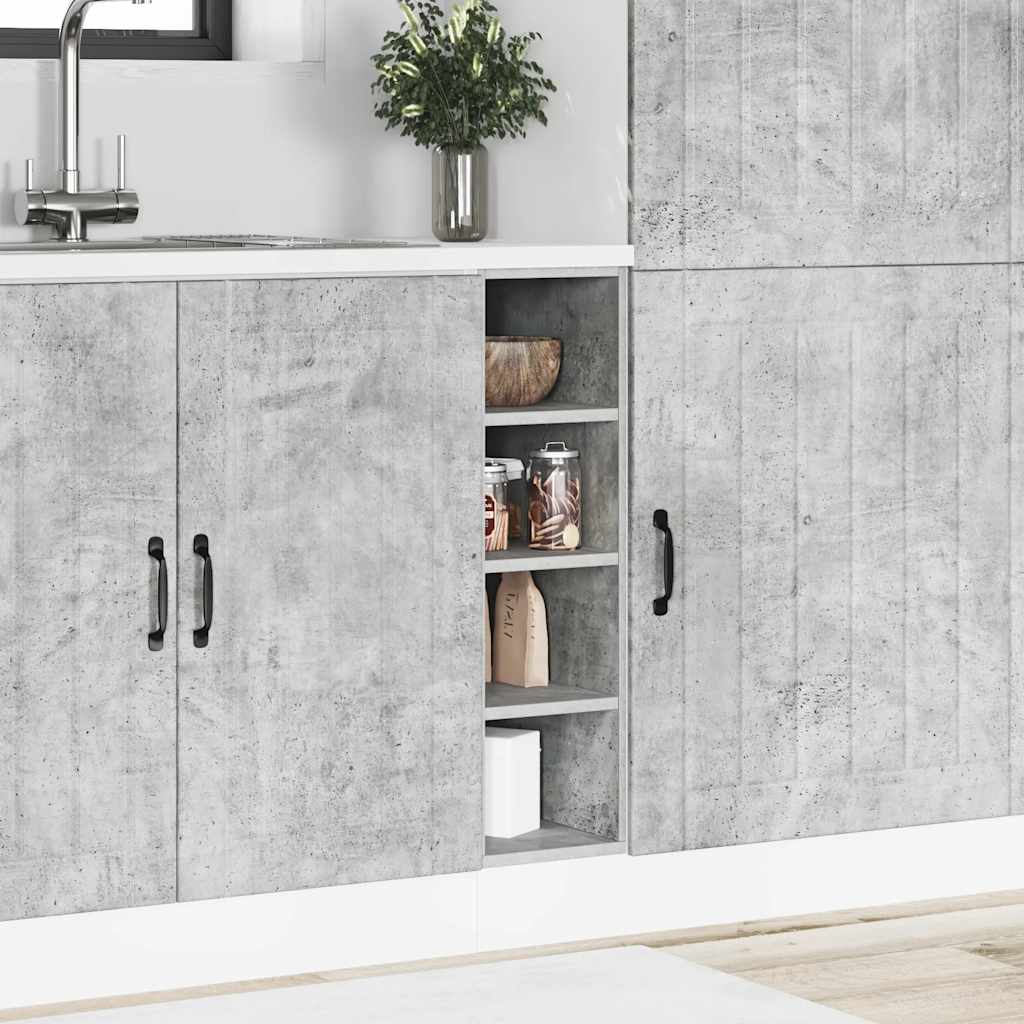 Unterschrank Riga Betongrau 20x44,5x81,5 cm Holzwerkstoff