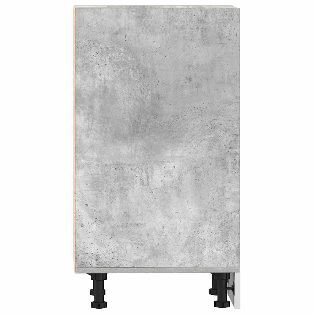 Unterschrank Riga Betongrau 20x44,5x81,5 cm Holzwerkstoff