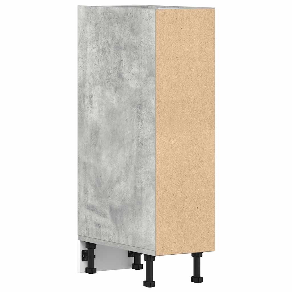Unterschrank Riga Betongrau 20x44,5x81,5 cm Holzwerkstoff
