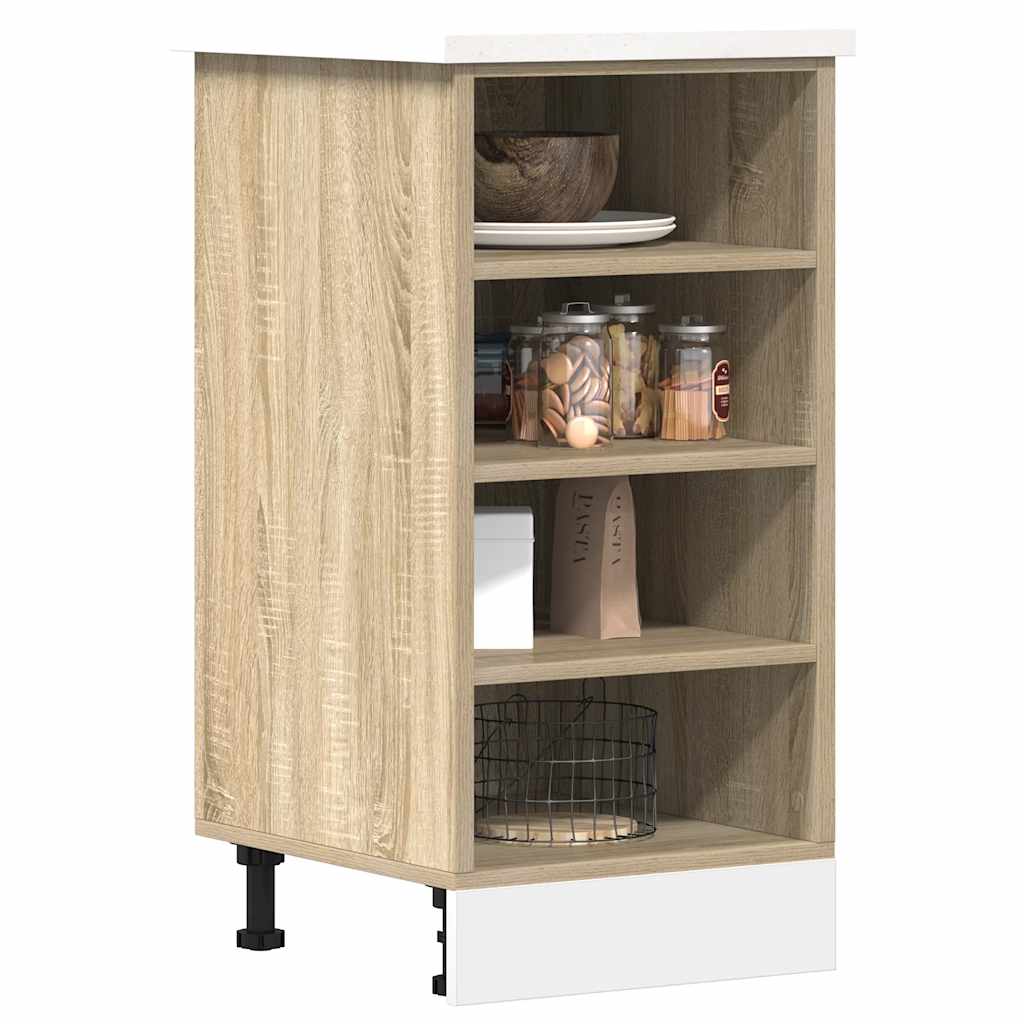 Base cabinet Riga Sonoma oak 40x44.5x81.5 cm wood material