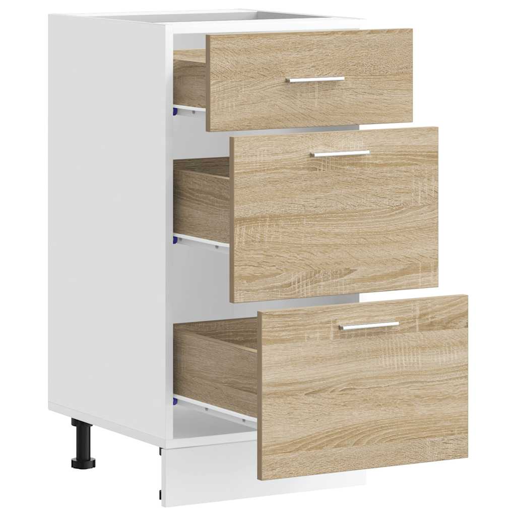 Unterschrank Lyon Sonoma-Eiche 40x46x81,5 cm Holzwerkstoff