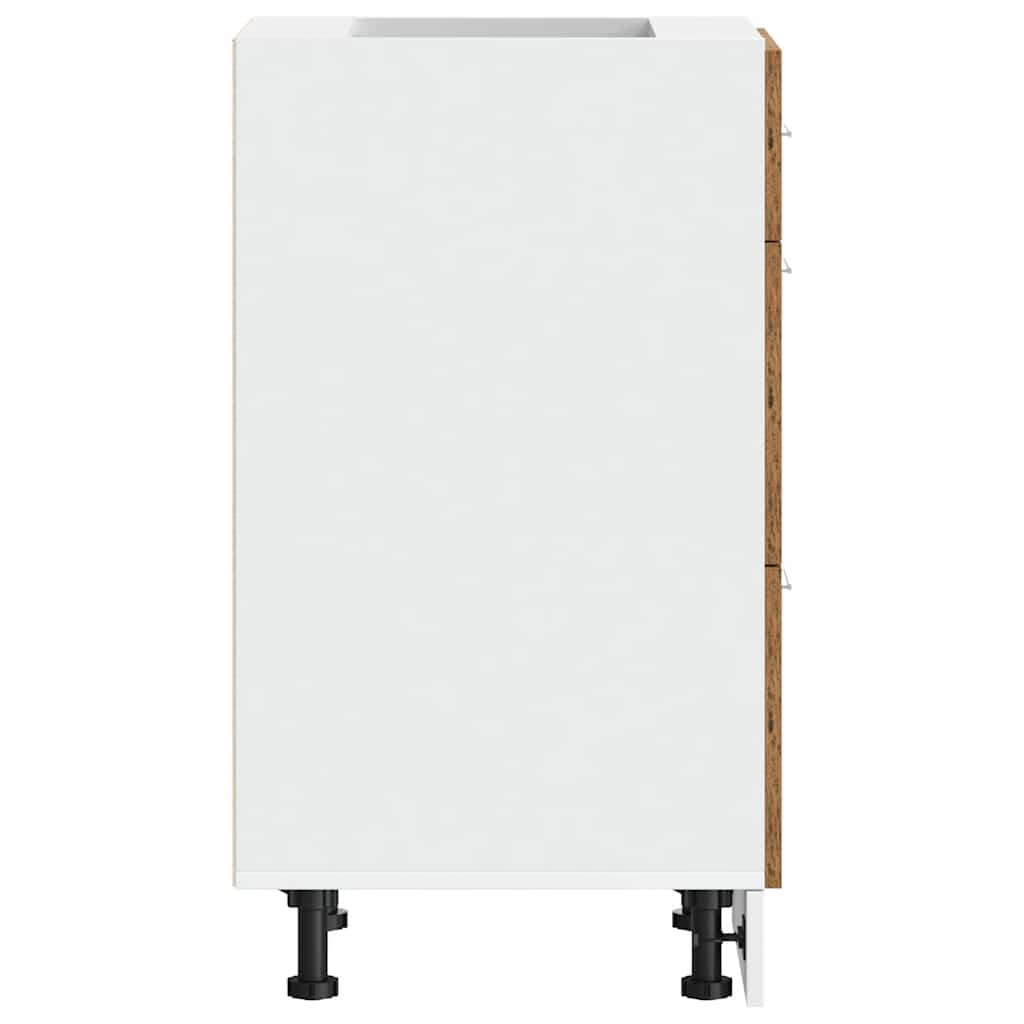 Unterschrank Lyon Altholz-Optik 40x46x81,5 cm Holzwerkstoff