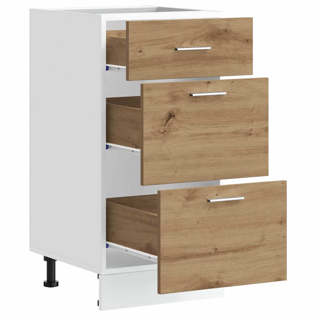 Unterschrank Lyon Artisan-Eiche 40x46x81,5 cm Holzwerkstoff