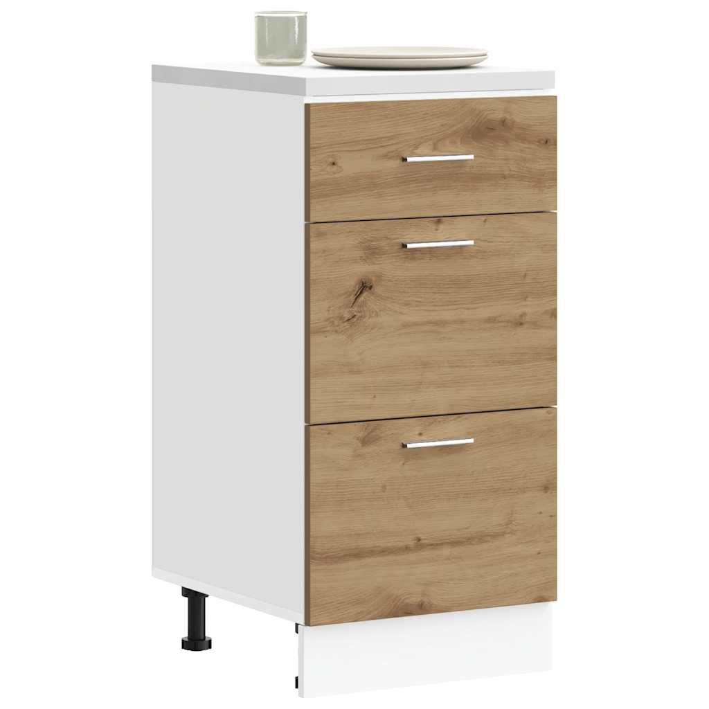 Unterschrank Lyon Artisan-Eiche 40x46x81,5 cm Holzwerkstoff