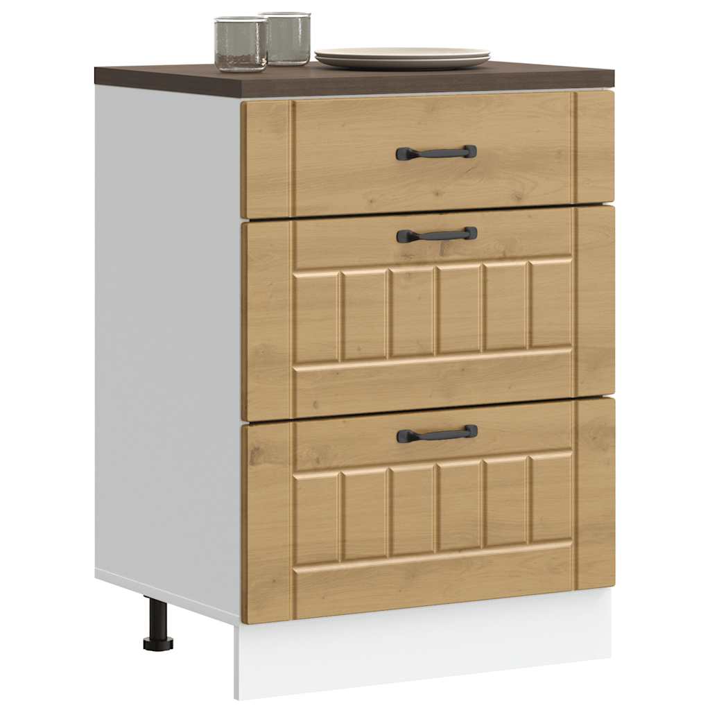 Kitchen base cabinet Lucca Artisan oak wood material