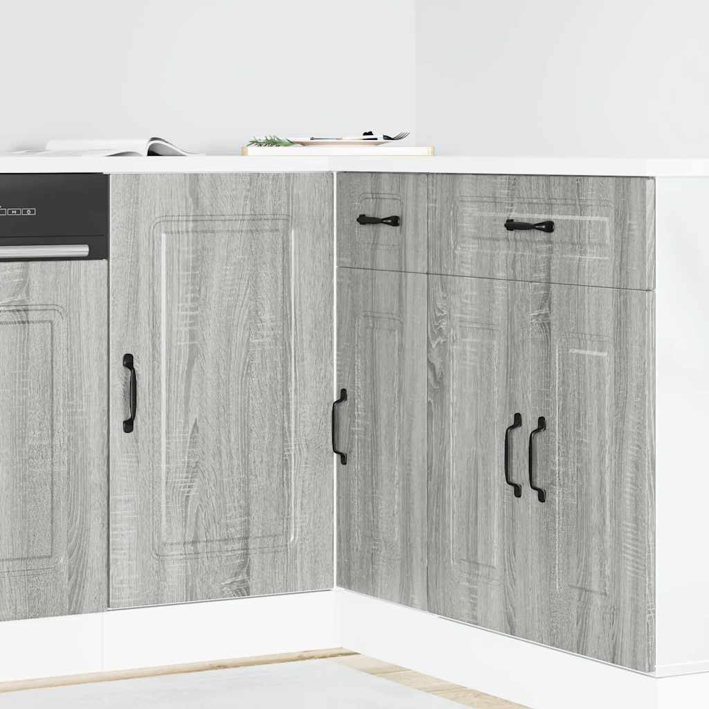 Kitchen base cabinet Kalmar Grey Sonoma wood material
