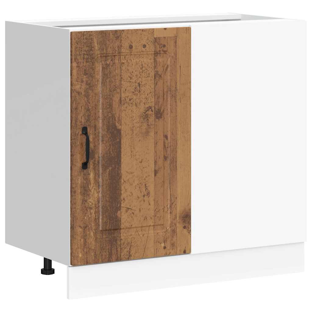 Kitchen base cabinet Kalmar old wood look wood material