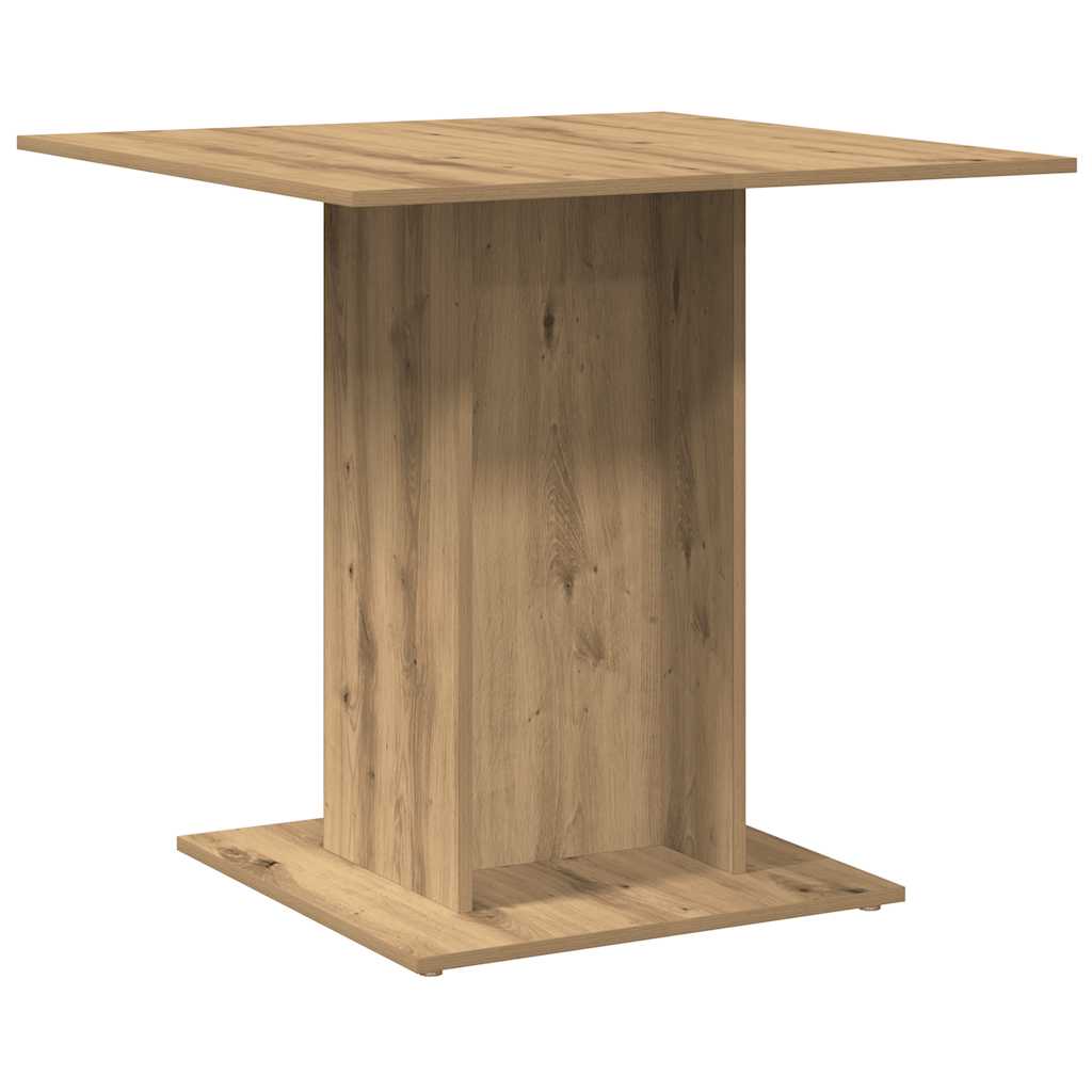 Esstisch Artisan-Eiche 80x80x75 cm Holzwerkstoff