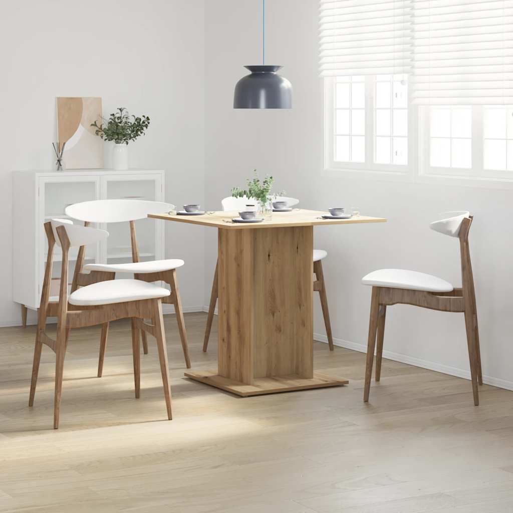 Esstisch Artisan-Eiche 80x80x75 cm Holzwerkstoff