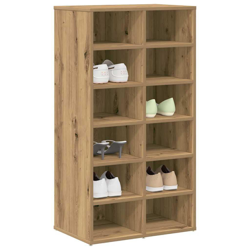 Shoe rack Artisan oak 54x34x100.5 cm wood material