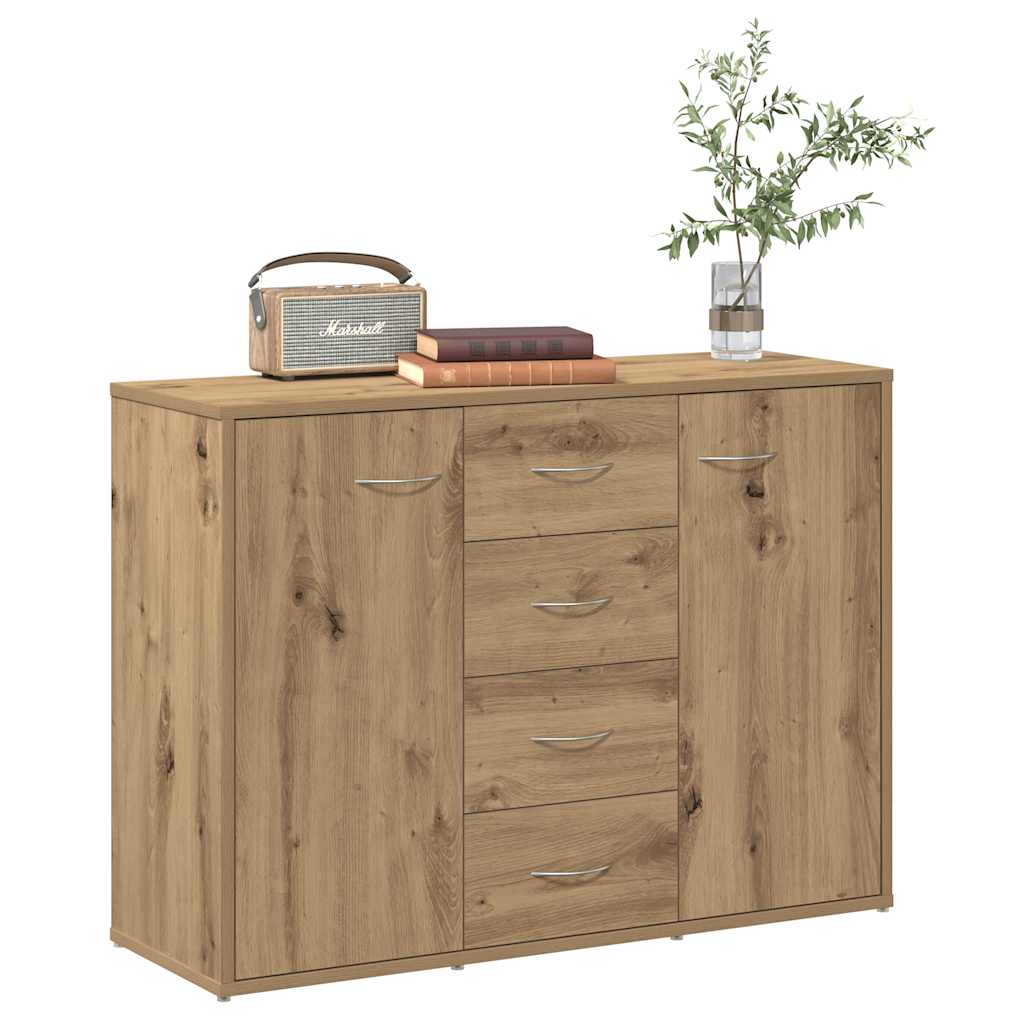 Sideboard Artisan-Eiche 88x30x64 cm Holzwerkstoff