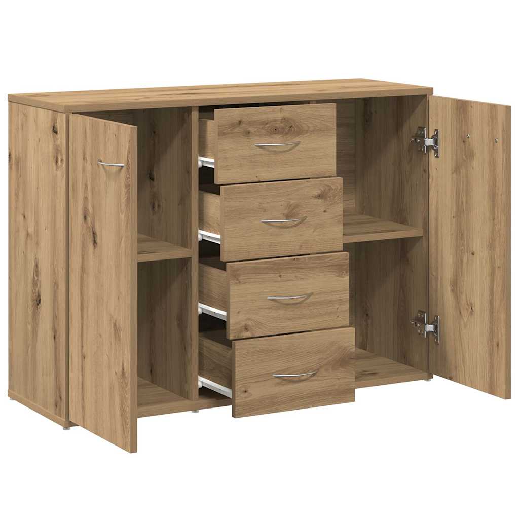 Sideboard Artisan-Eiche 88x30x64 cm Holzwerkstoff