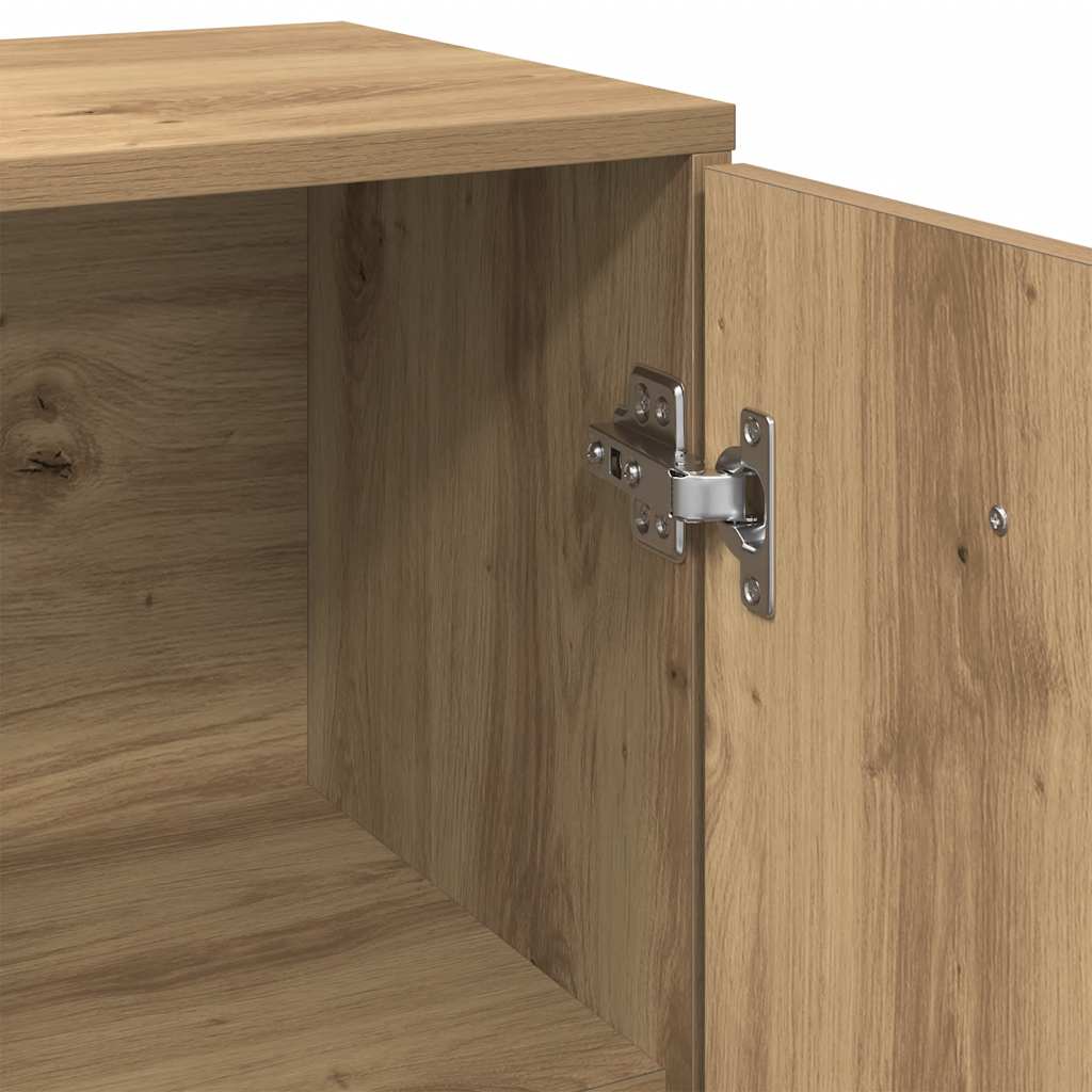 Sideboard Artisan-Eiche 88x30x64 cm Holzwerkstoff