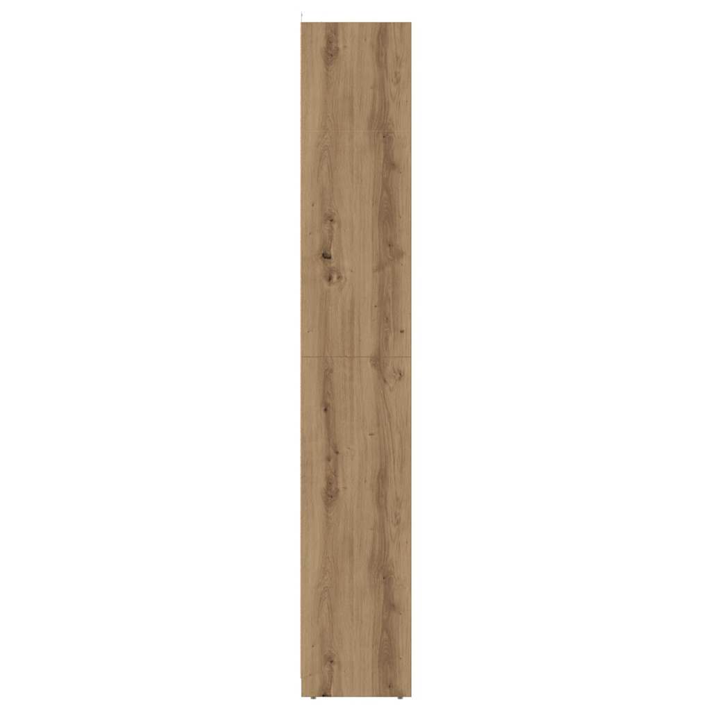 Artisan oak bathroom cabinet 30x30x183.5 cm made of wood material