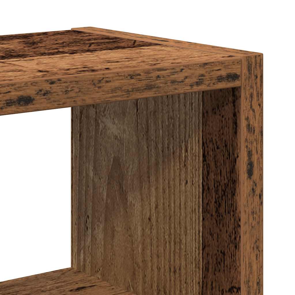 Wall shelf old wood look 45x16x45 cm wood material