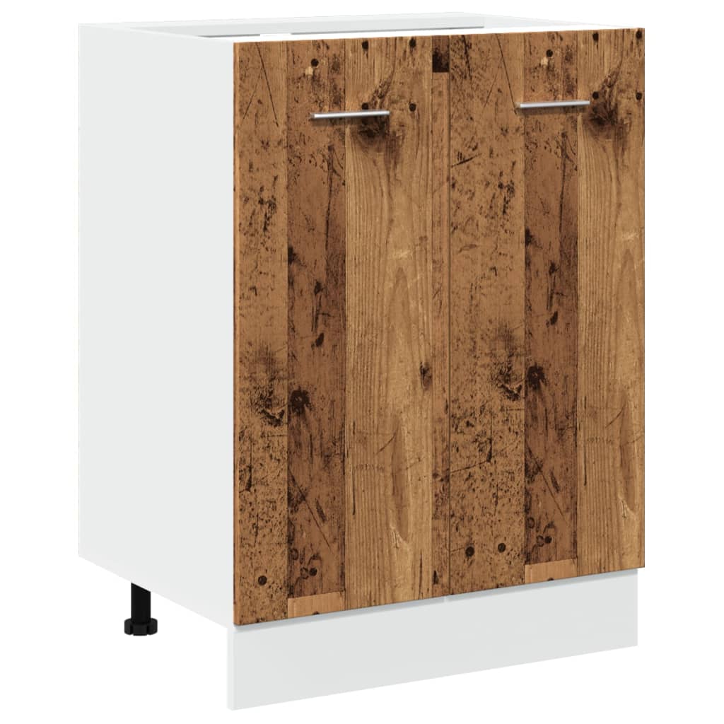 Unterschrank Lyon Altholz-Optik 60x46x81,5 cm Holzwerkstoff