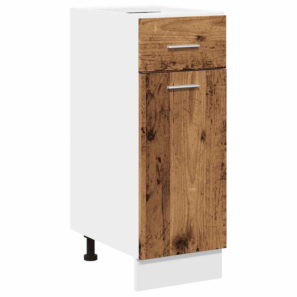 Schubunterschrank Lyon Altholz-Optik 30x46x81,5 cm Holzwerkstoff