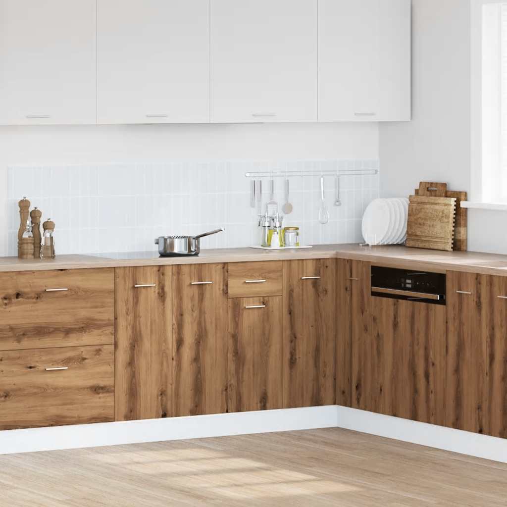 Schubunterschrank Lyon Artisan-Eiche 40x46x81,5 cm Holzwerkstoff