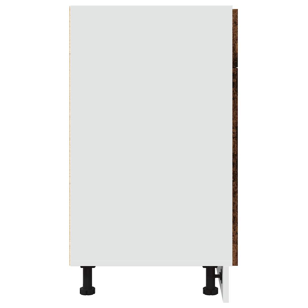 Lyon drawer base cabinet in old wood look 80x46x81.5 cm wood-based material