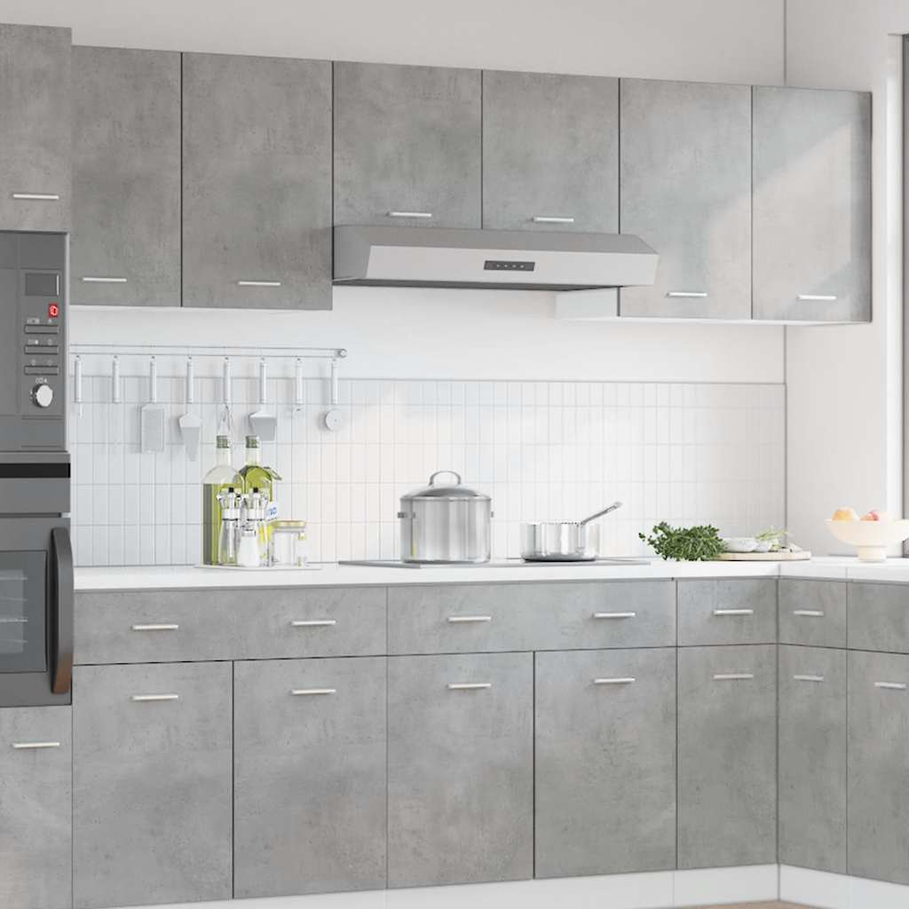 Hängeschrank Lyon Betongrau 50x31x60 cm Holzwerkstoff
