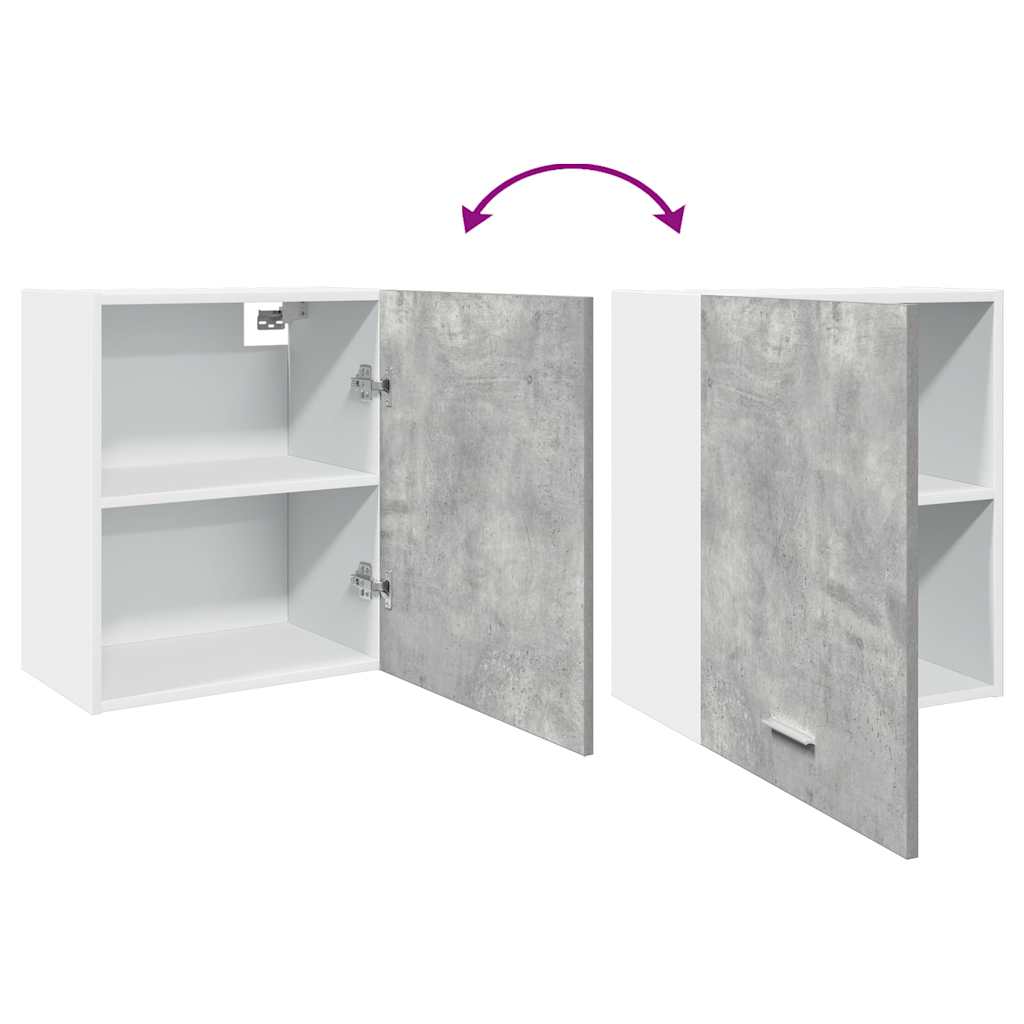 Hängeschrank Lyon Betongrau 50x31x60 cm Holzwerkstoff