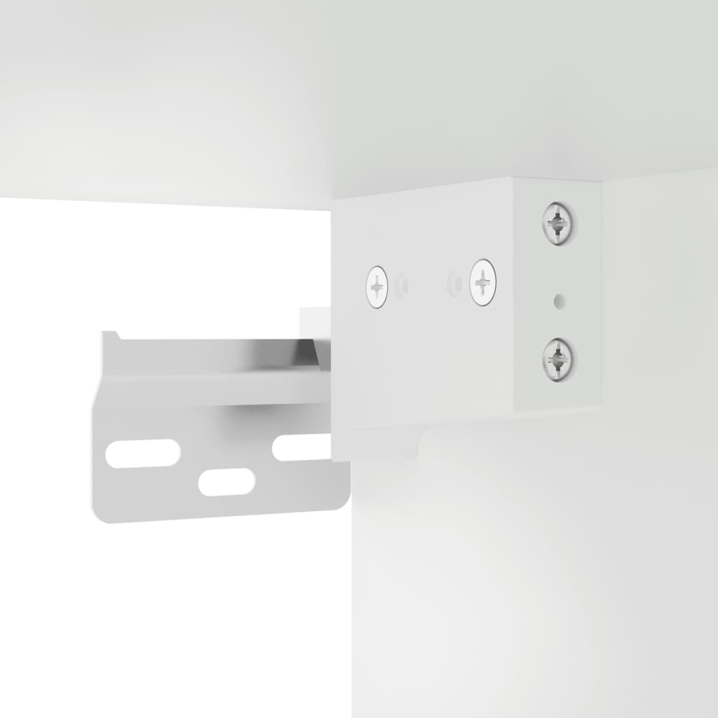 Hängeschrank Lyon Betongrau 80x31x60 cm Holzwerkstoff