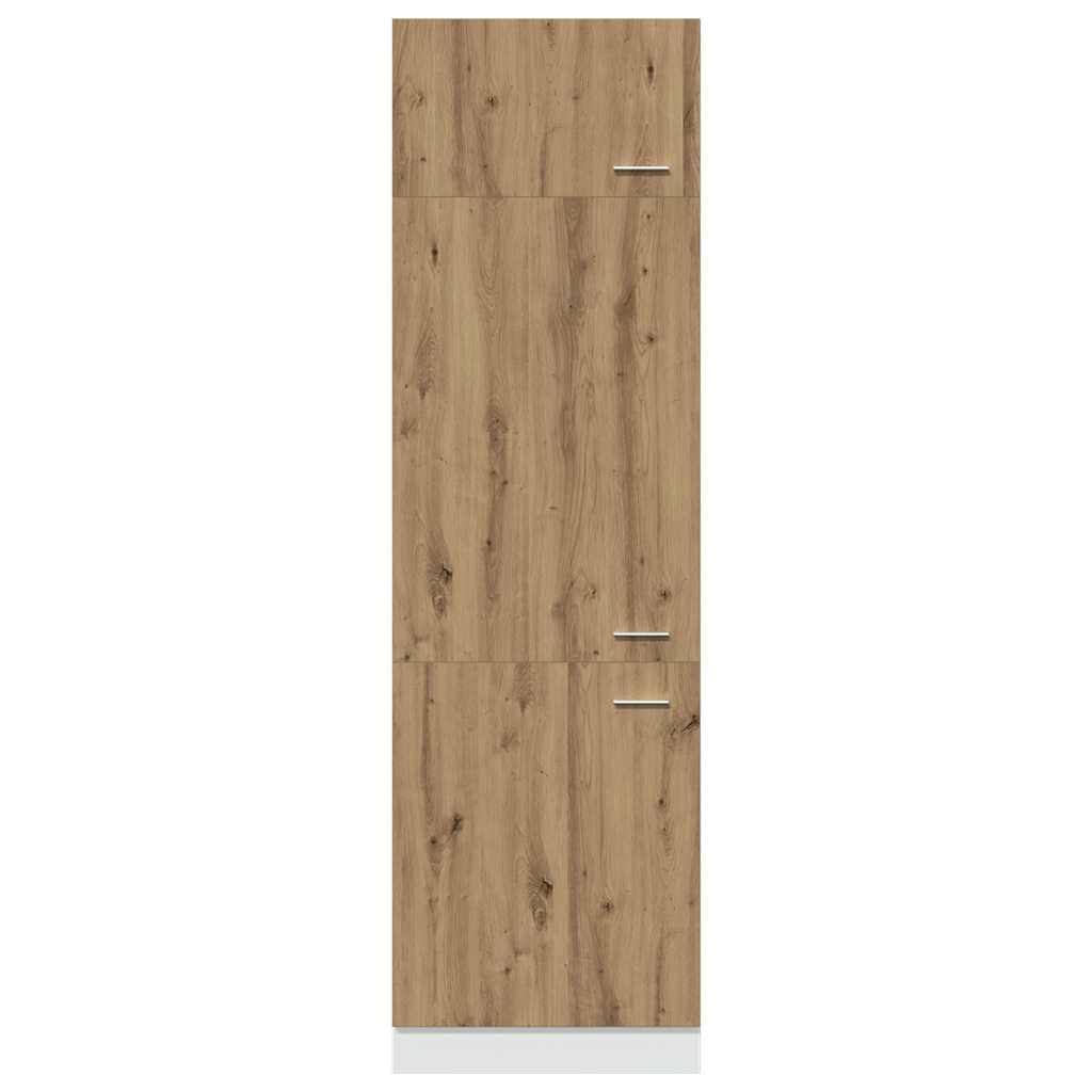 Refrigerator conversion cabinet Lyon Artisan Oak 60x57x207 cm wood-based material