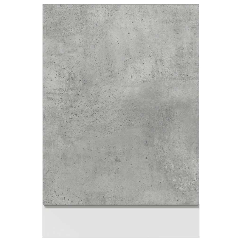 Geschirrspülerblende Lyon Betongrau 45x3x67 cm