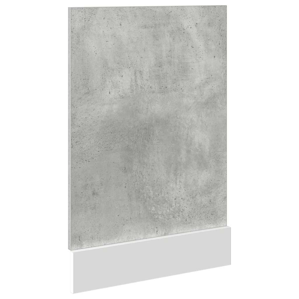 Geschirrspülerblende Lyon Betongrau 45x3x67 cm