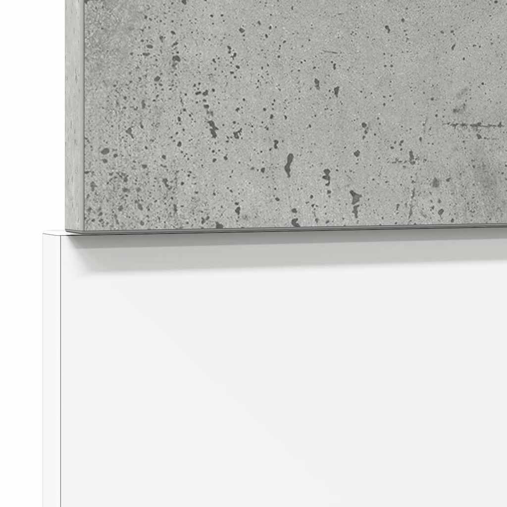 Geschirrspülerblende Lyon Betongrau 45x3x67 cm