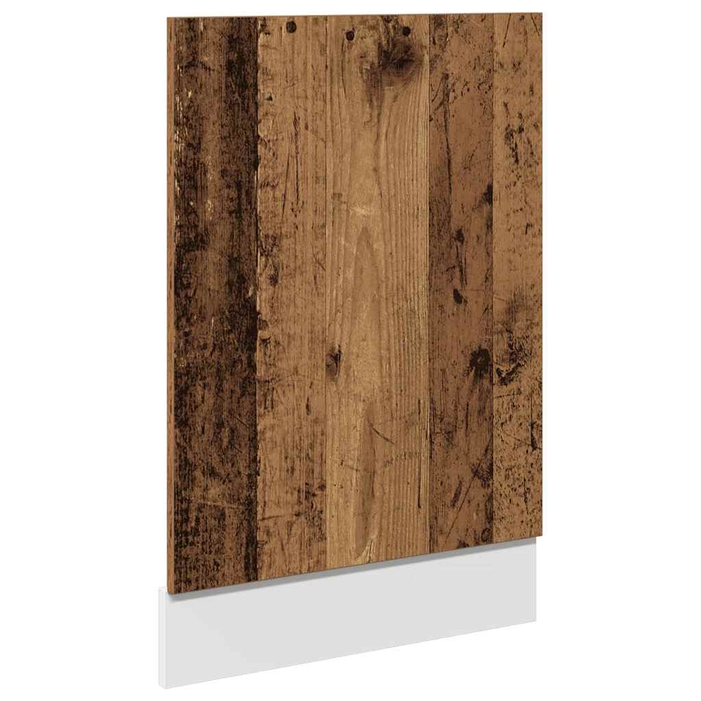 Dishwasher panel Lyon old wood look 45x3x67 cm wood material