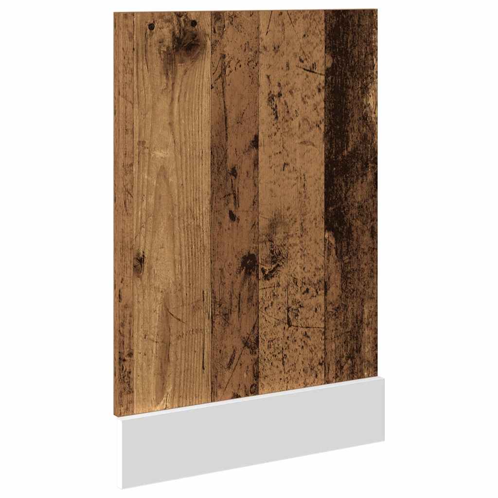 Dishwasher panel Lyon old wood look 45x3x67 cm wood material