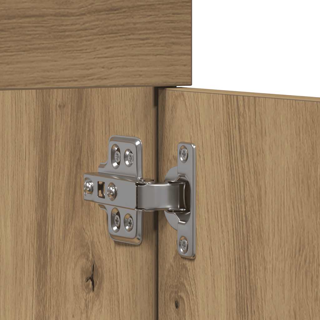 Waschbeckenunterschrank Artisan-Eiche 80x38,5x46 Holzwerkstoff