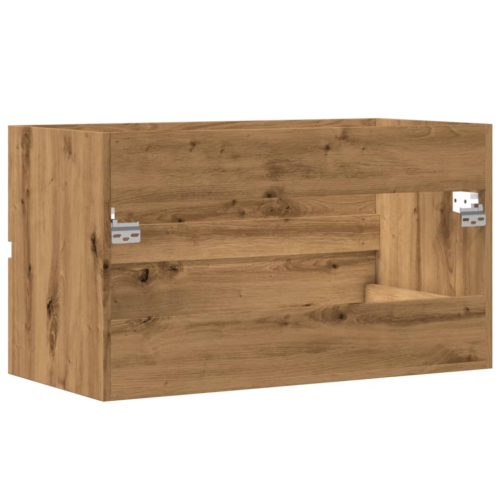 Washbasin cabinet Artisan oak 90x38.5x45 wood material