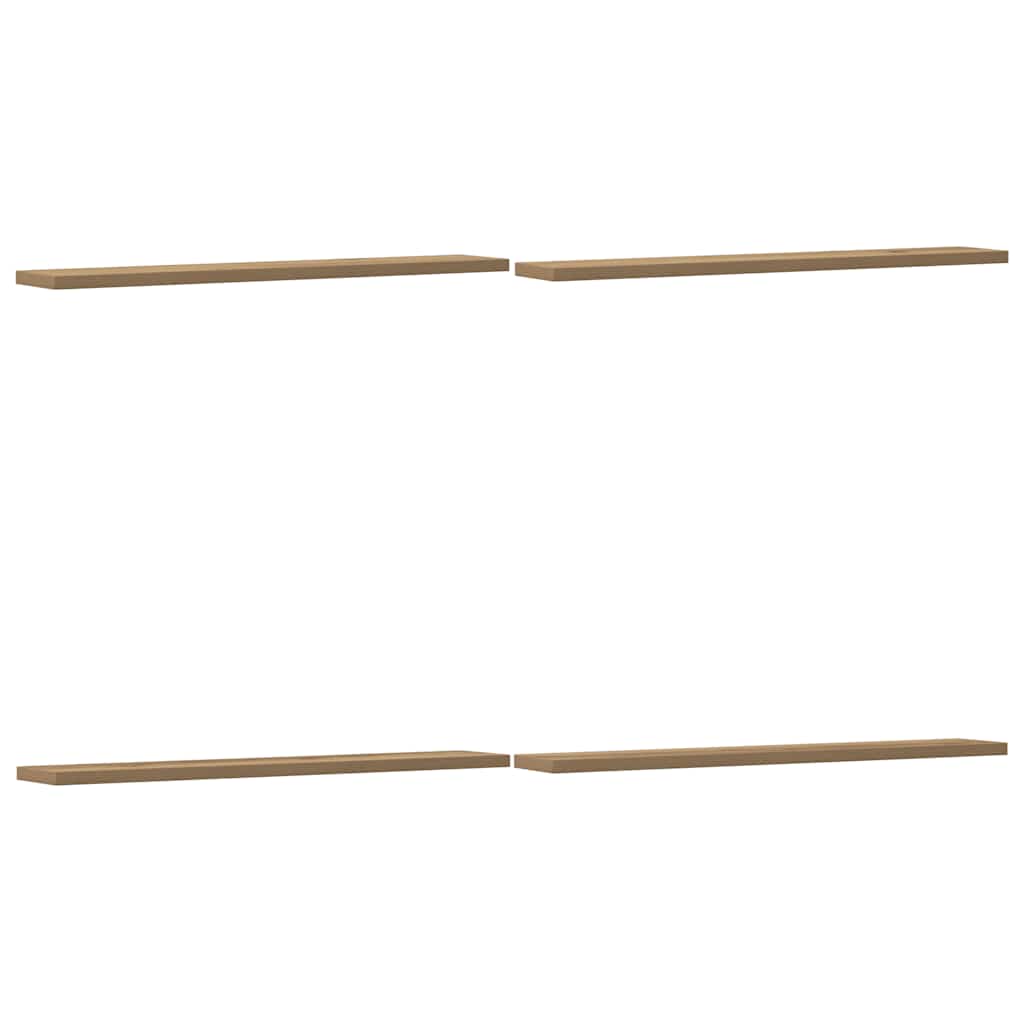 Regalböden 4 Stk. Artisan-Eiche 60x10x1,5 cm Holzwerkstoff