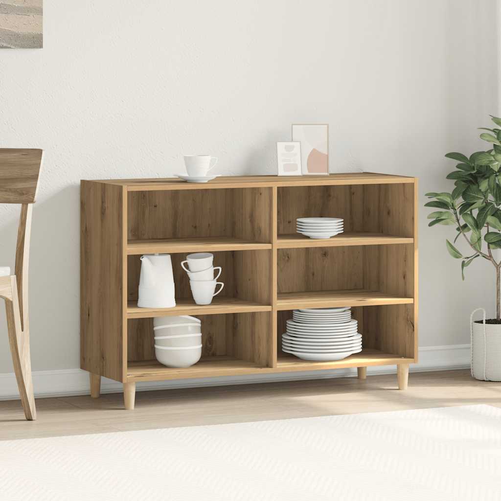Sideboard Artisan-Eiche 103,5x35x70 cm Holzwerkstoff