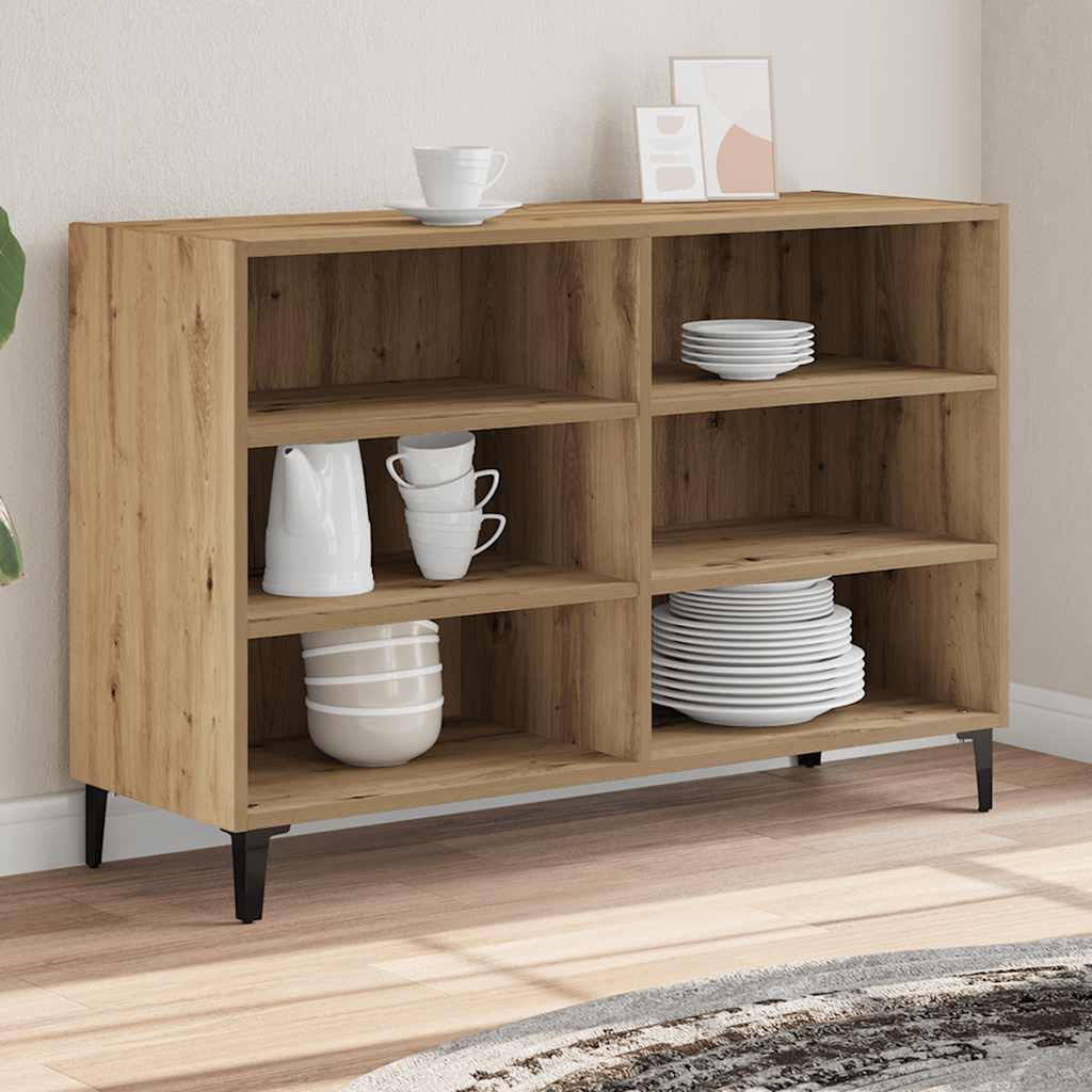 Sideboard Artisan-Eiche 103,5x35x70 cm Holzwerkstoff