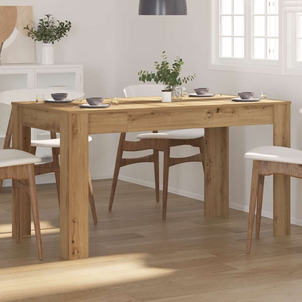 Esstisch Artisan-Eiche 140x74,5x76 cm Holzwerkstoff