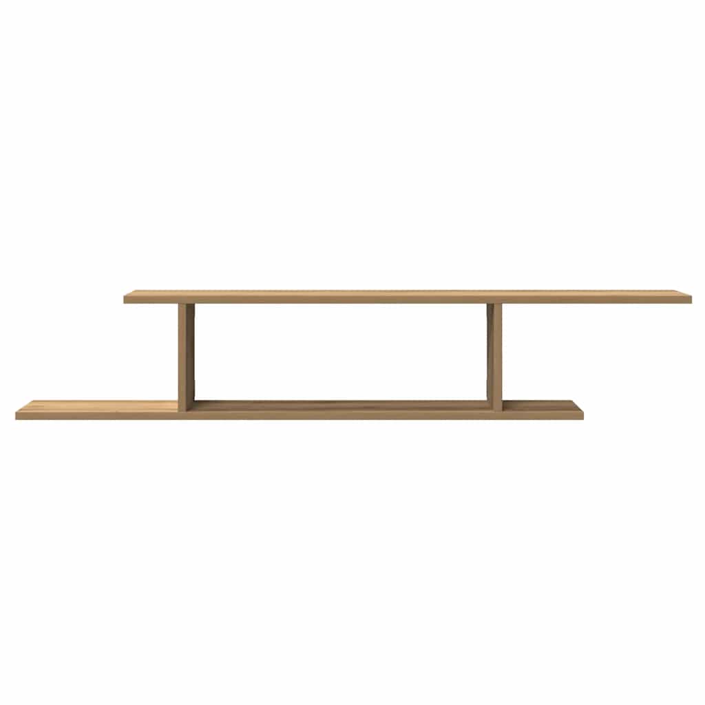 TV-Wandregal Artisan-Eiche 125x18x23 cm Holzwerkstoff