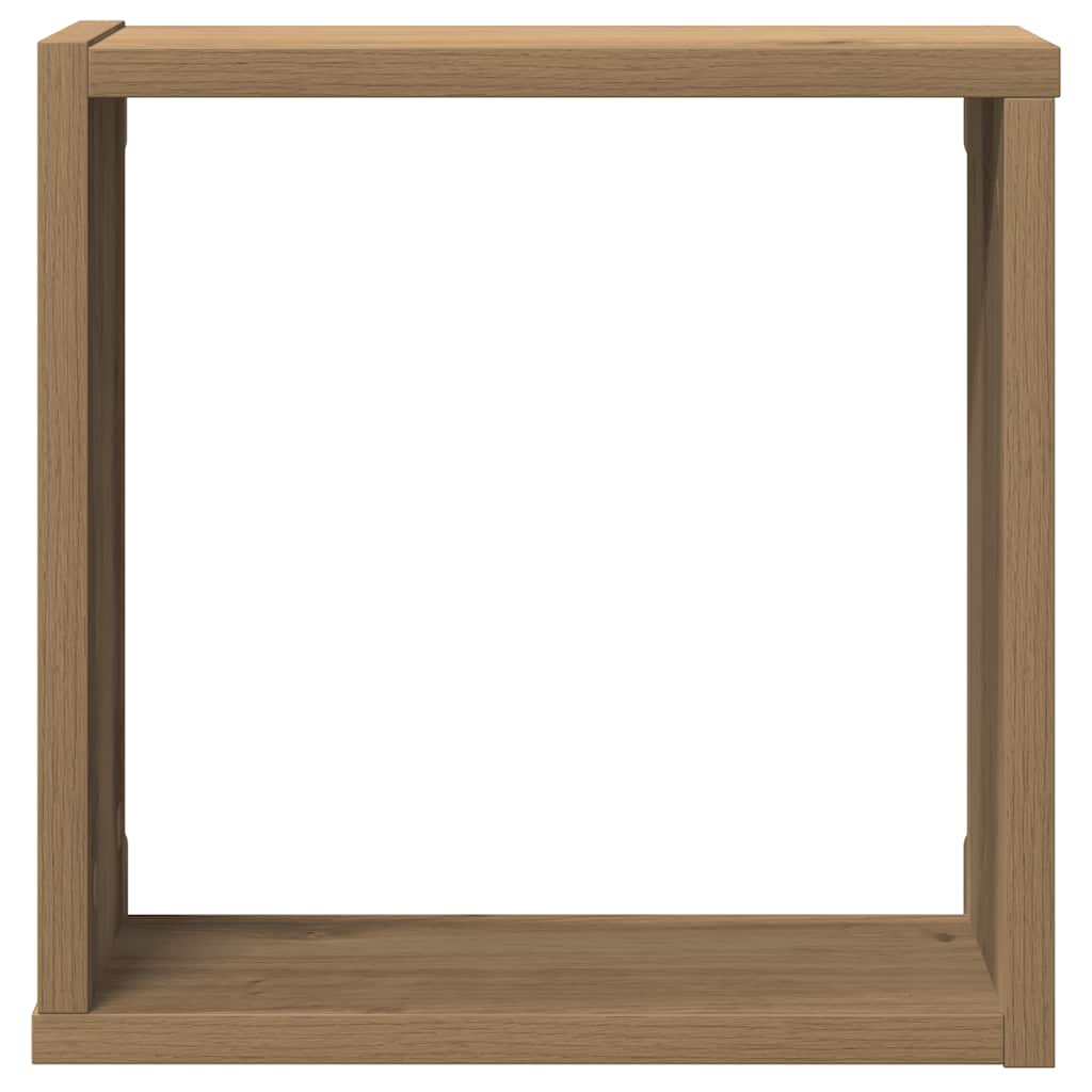 Würfel-Wandregale 6 Stk. Artisan-Eiche 30x15x30 Holzwerkstoff