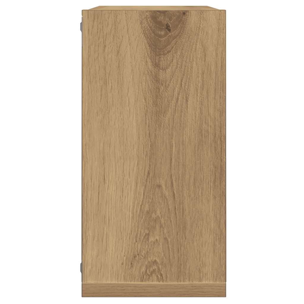 Würfel-Wandregale 6 Stk. Artisan-Eiche 30x15x30 Holzwerkstoff