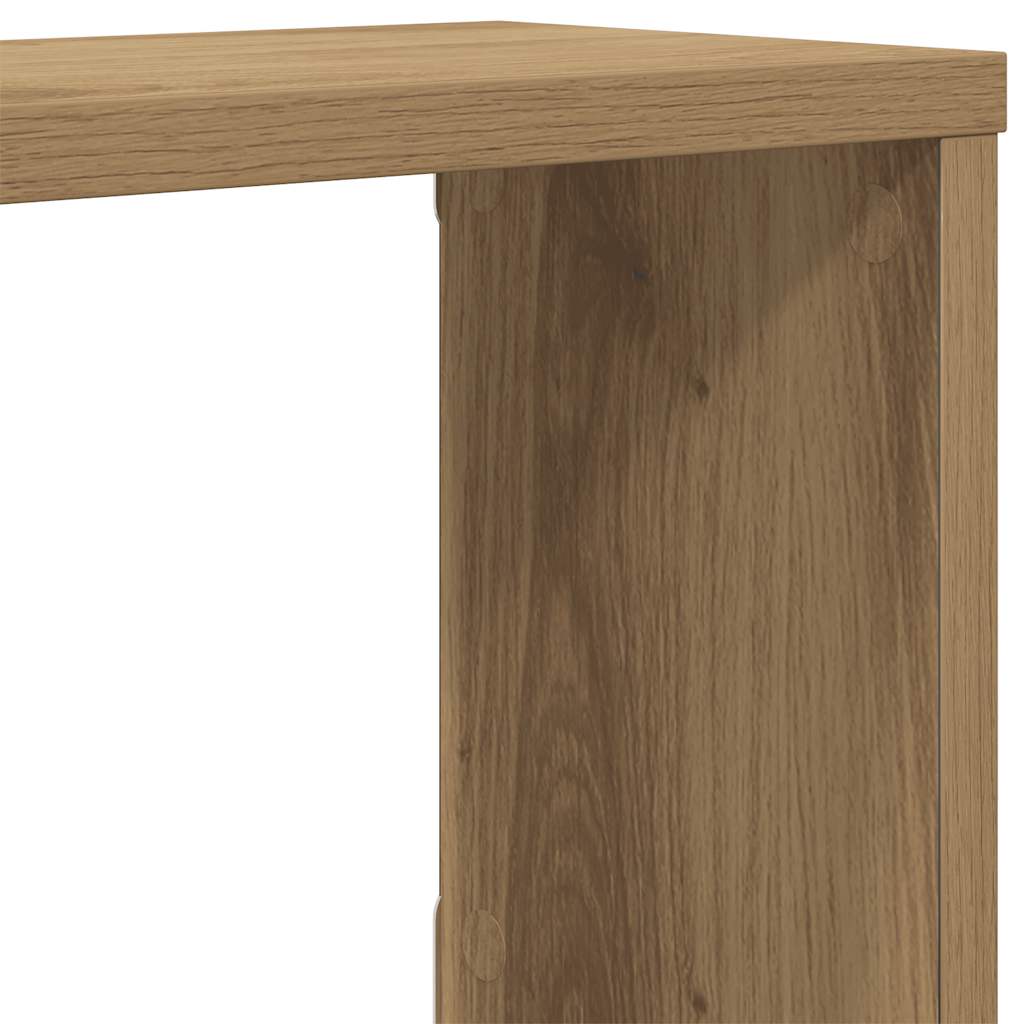Wandregale 6 Stk. Artisan-Eiche 60x15x23 cm Holzwerkstoff