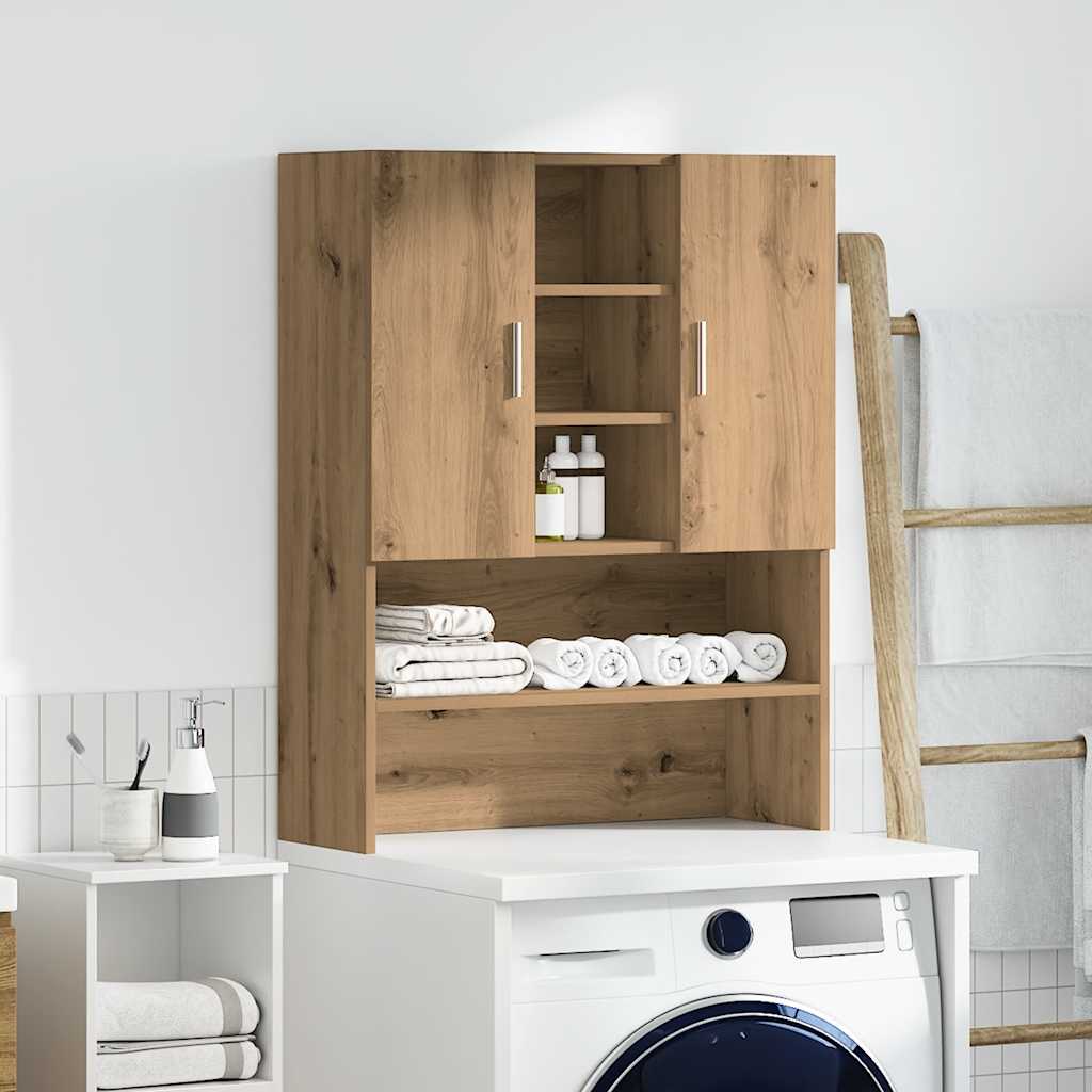 Washing machine cabinet Artisan oak 70.5x25.5x90 cm