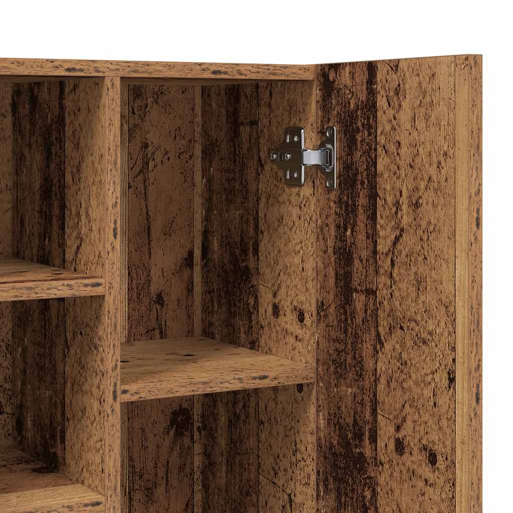 Washing machine cabinet old wood look 64x25.5x190 cm