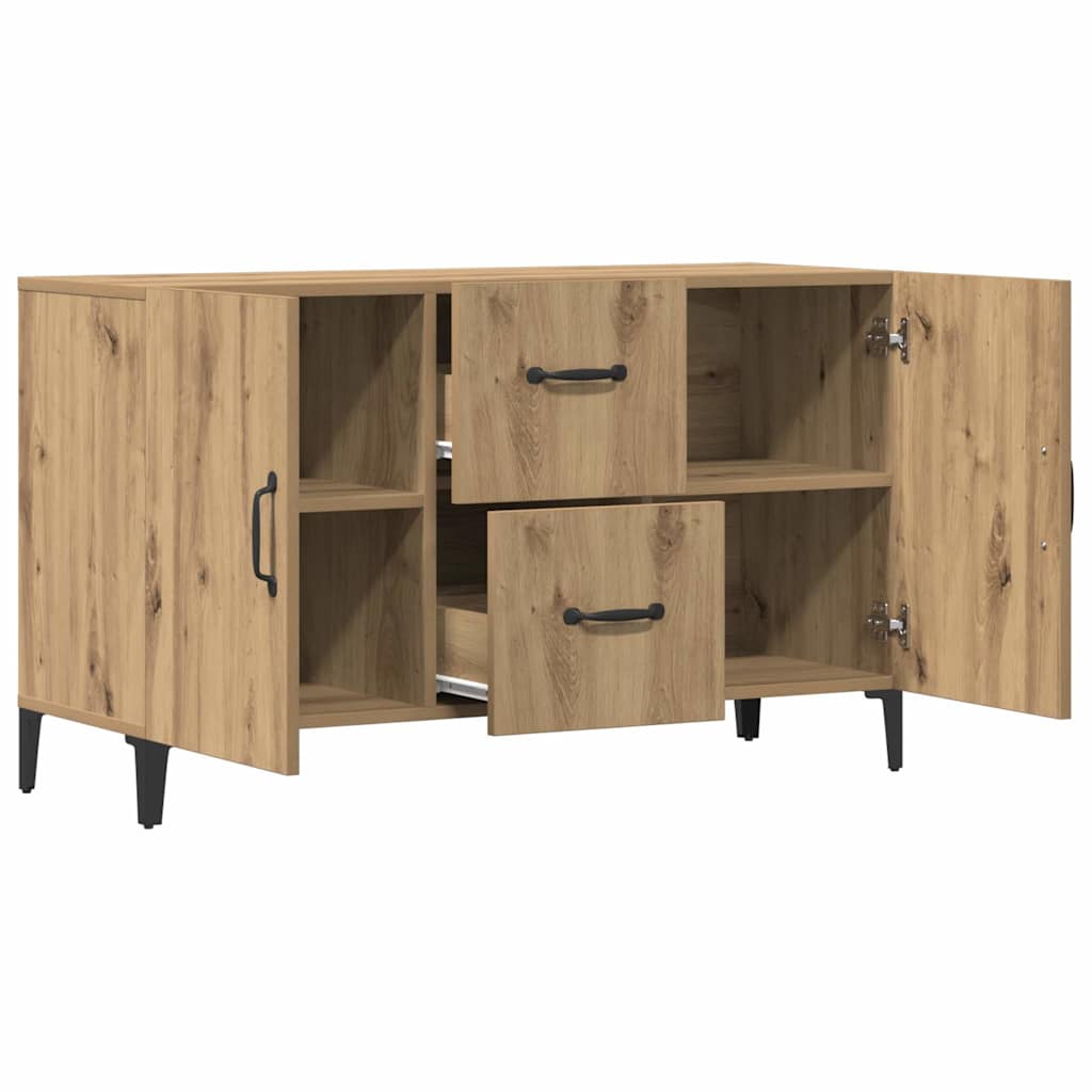 Sideboard Artisan-Eiche 100x36x60 cm Holzwerkstoff