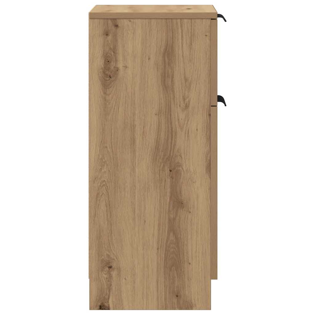 Sideboard Artisan-Eiche 30x30x70 cm Holzwerkstoff