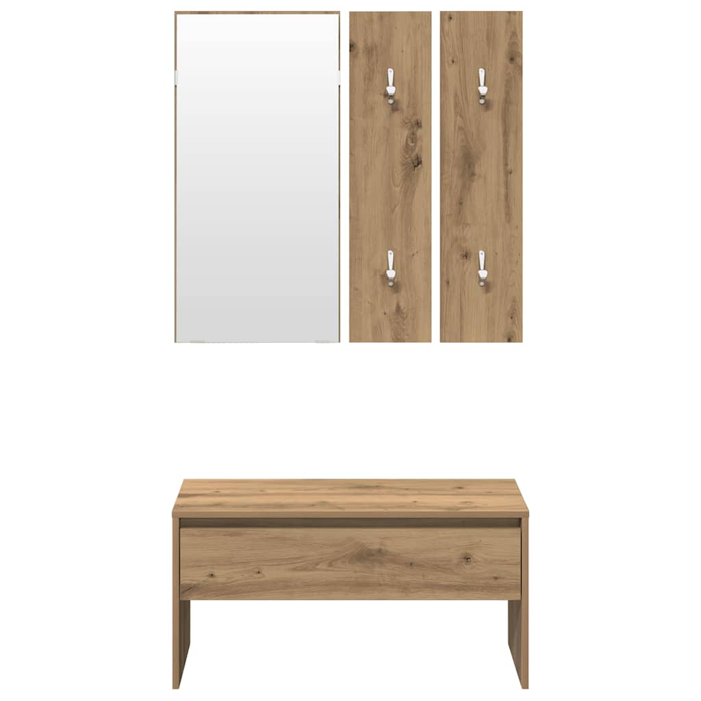 Garderoben-Set Artisan-Eiche Holzwerkstoff