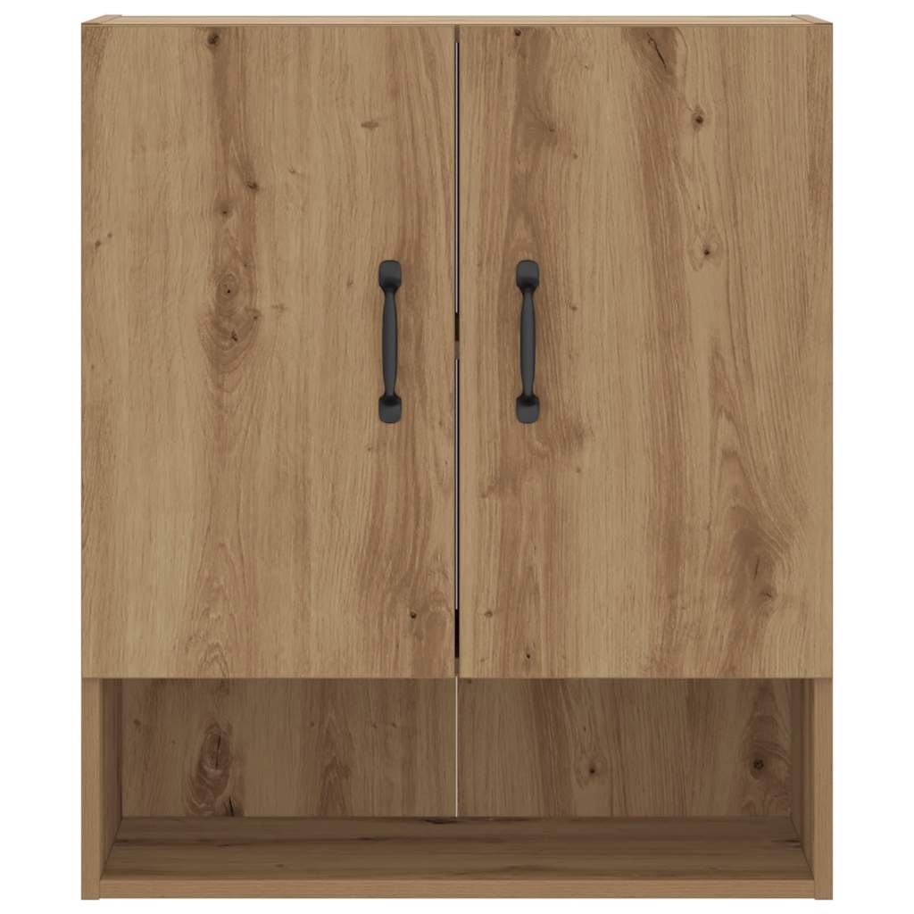 Wall Cabinet Artisan Oak 60x31x70 cm Wood Material