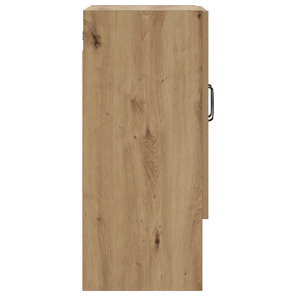 Wall Cabinet Artisan Oak 60x31x70 cm Wood Material